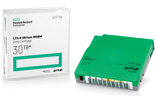 HP LTO-8 30TB WORM Cartridge HPE LTO-8 Part# Q2078W