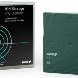 IBM LTO-9 Tape Media Cartridge 18TB Native/ 45TB Compressed Part# 02XW568