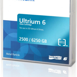 Quantum LTO-6 Ultrium Tape Cartridge - 2.5TB Native/ 6.25TB Compressed Capacity LTO-6 Tape Media Part # MR-L6MQN-01  (New P/N MR-L6MQN-03)
